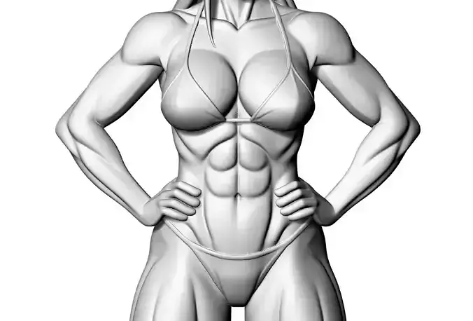 Anime Monster Lady Sculpture  Anime Monster Lady Skulptur