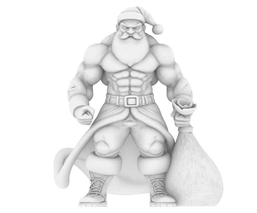 Christmas Santa Oldman Gift 3D print model_1