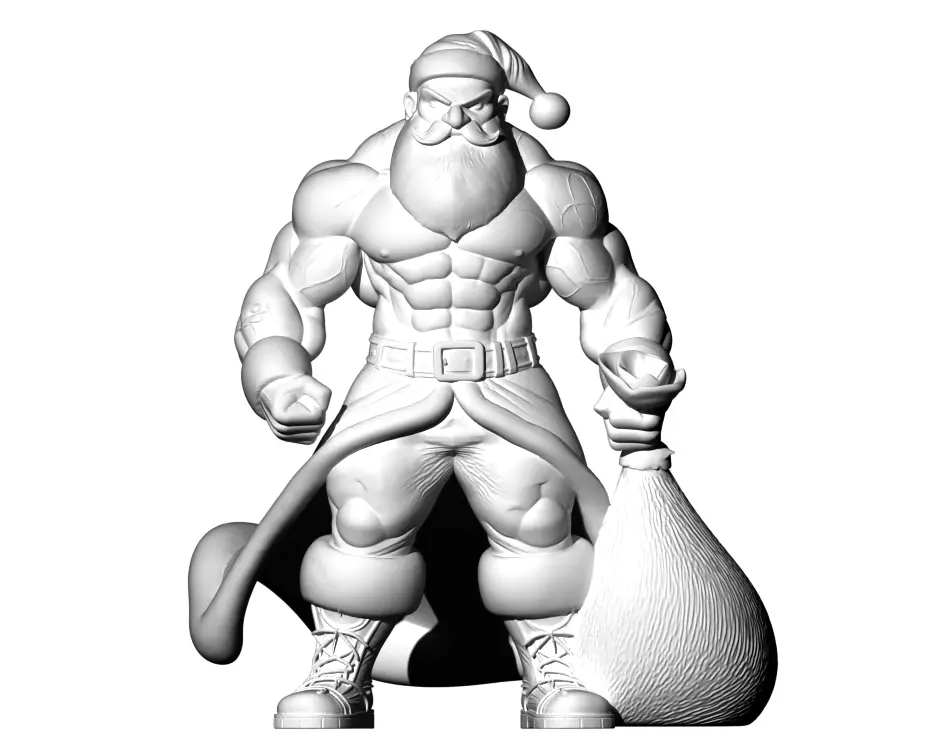Christmas Santa Oldman Gift 3D print model_2