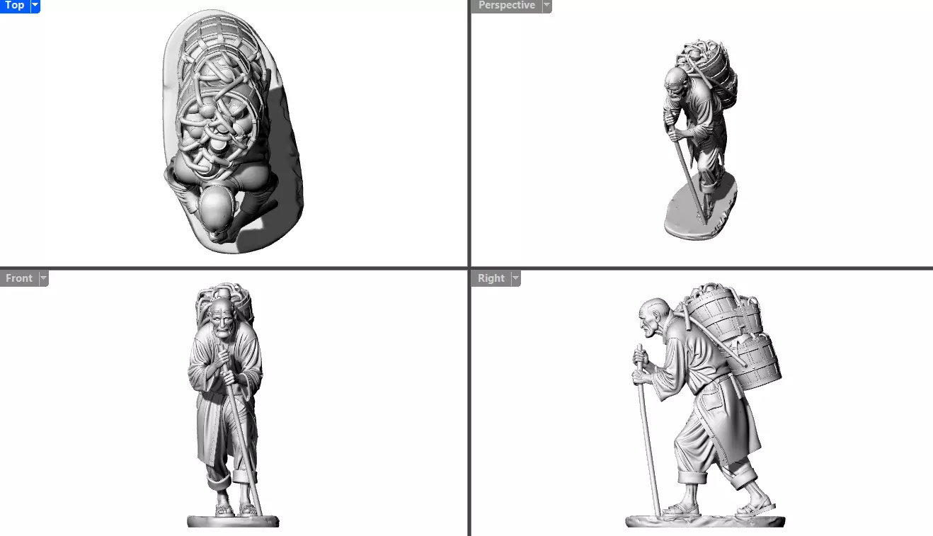 Art Skulpturen Designer Humanes Museum 3D Print Models popular 3D print model_10