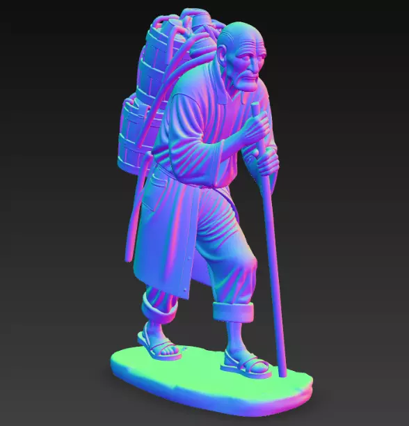 Art Skulpturen Designer Humanes Museum 3D Print Models popular 3D print model_6