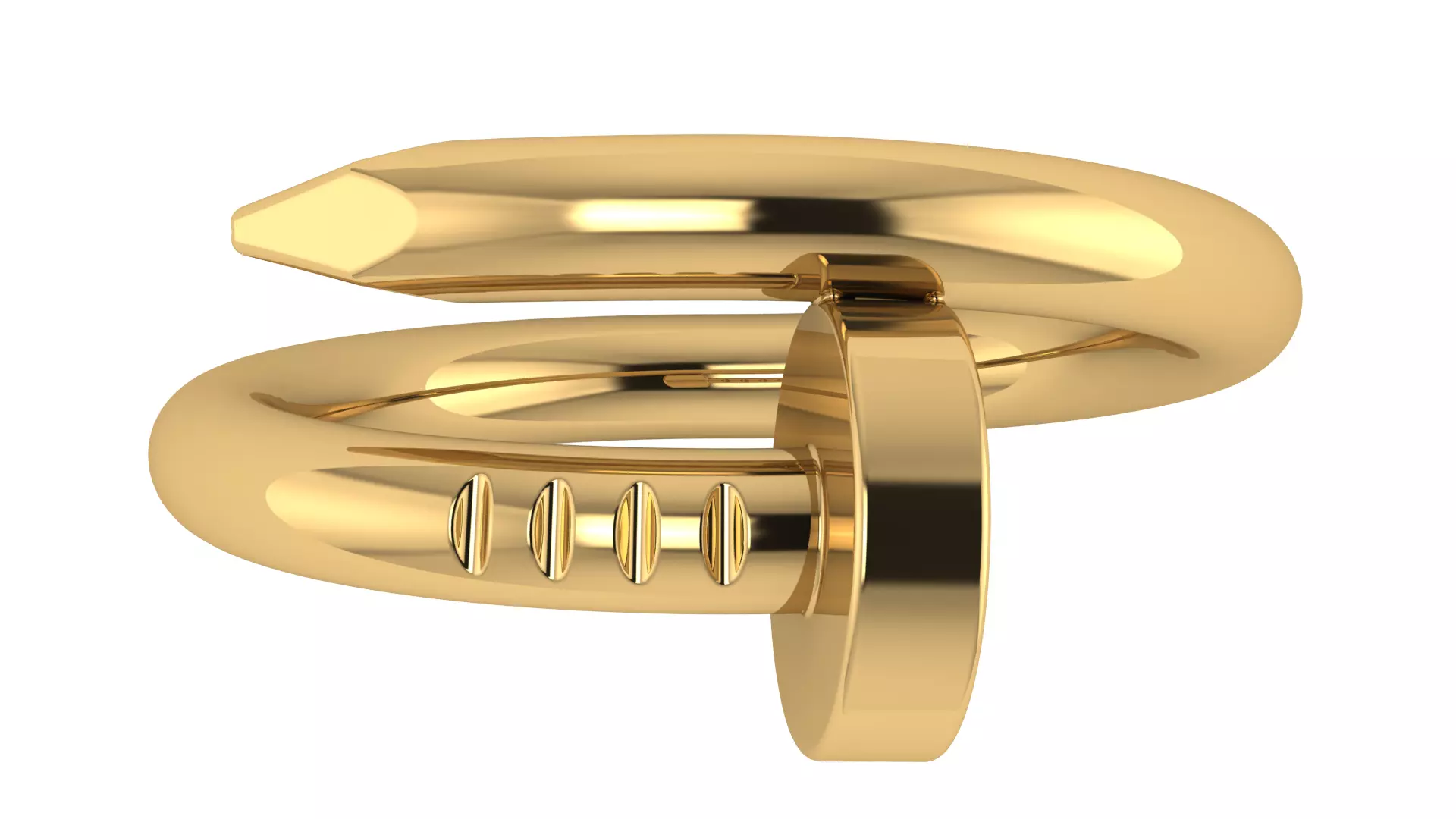 Juste Un Clou Ring Classic Model Size50 3D print model_2