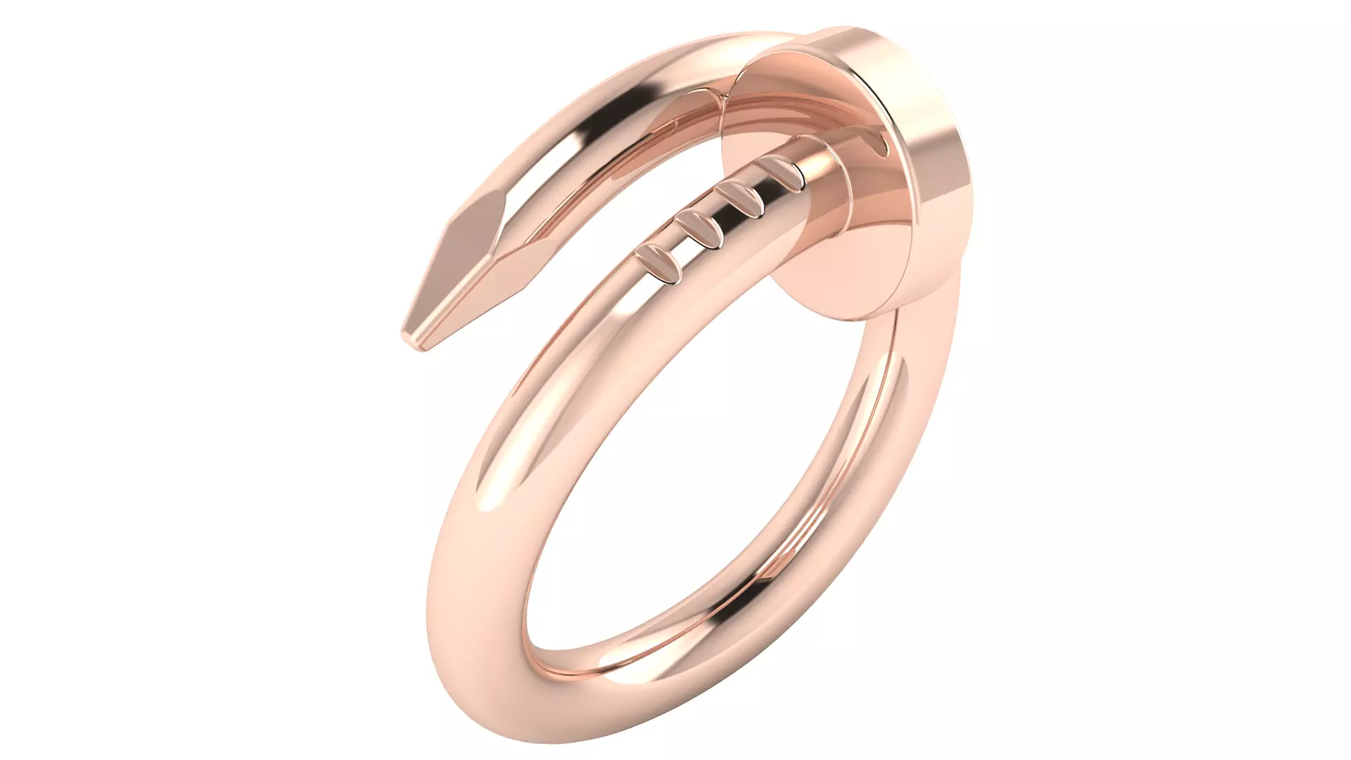 Juste Un Clou Ring Classic Model Size50 3D print model_7