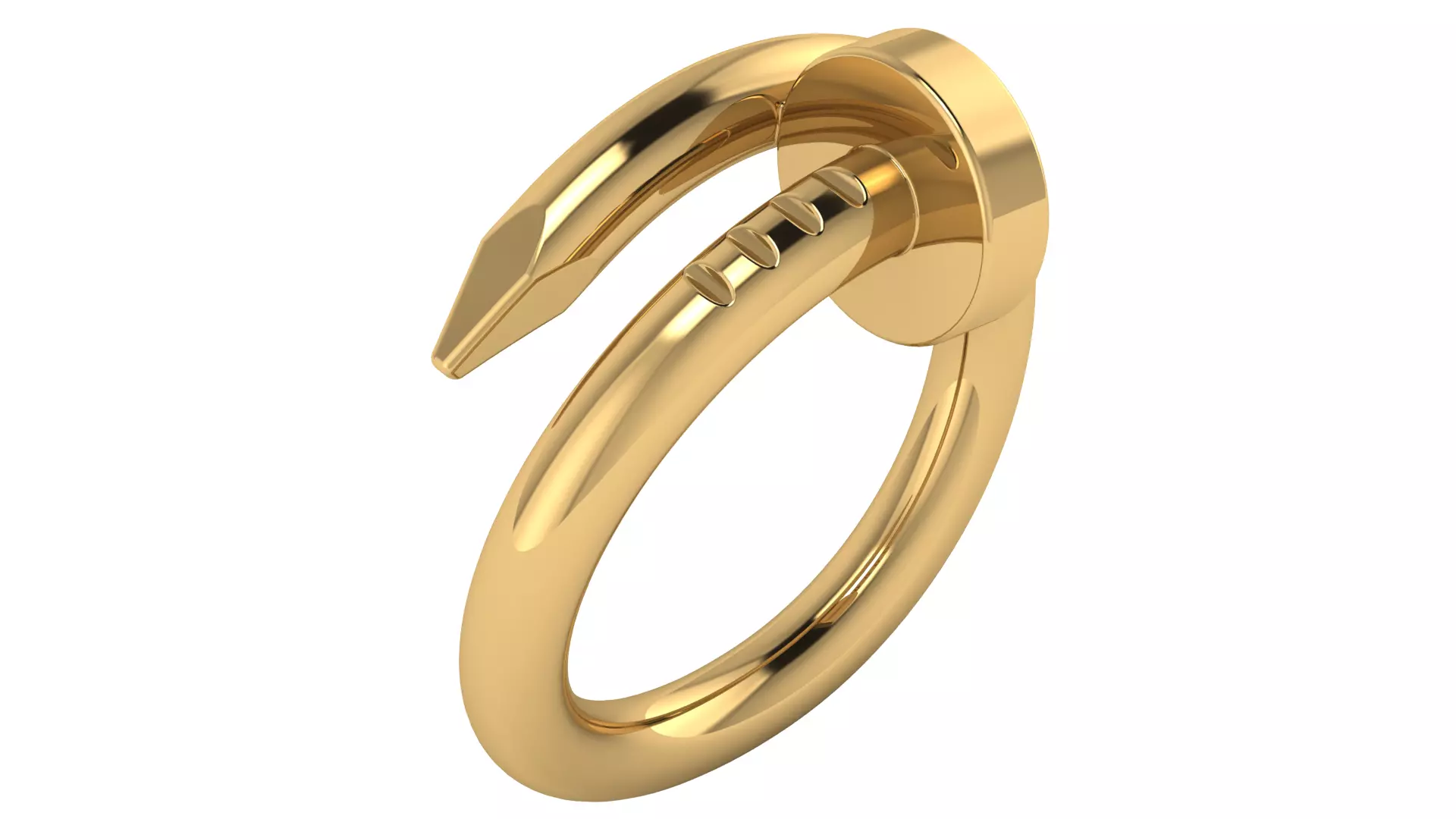 Juste Un Clou Ring Classic Model Size50 3D print model_1