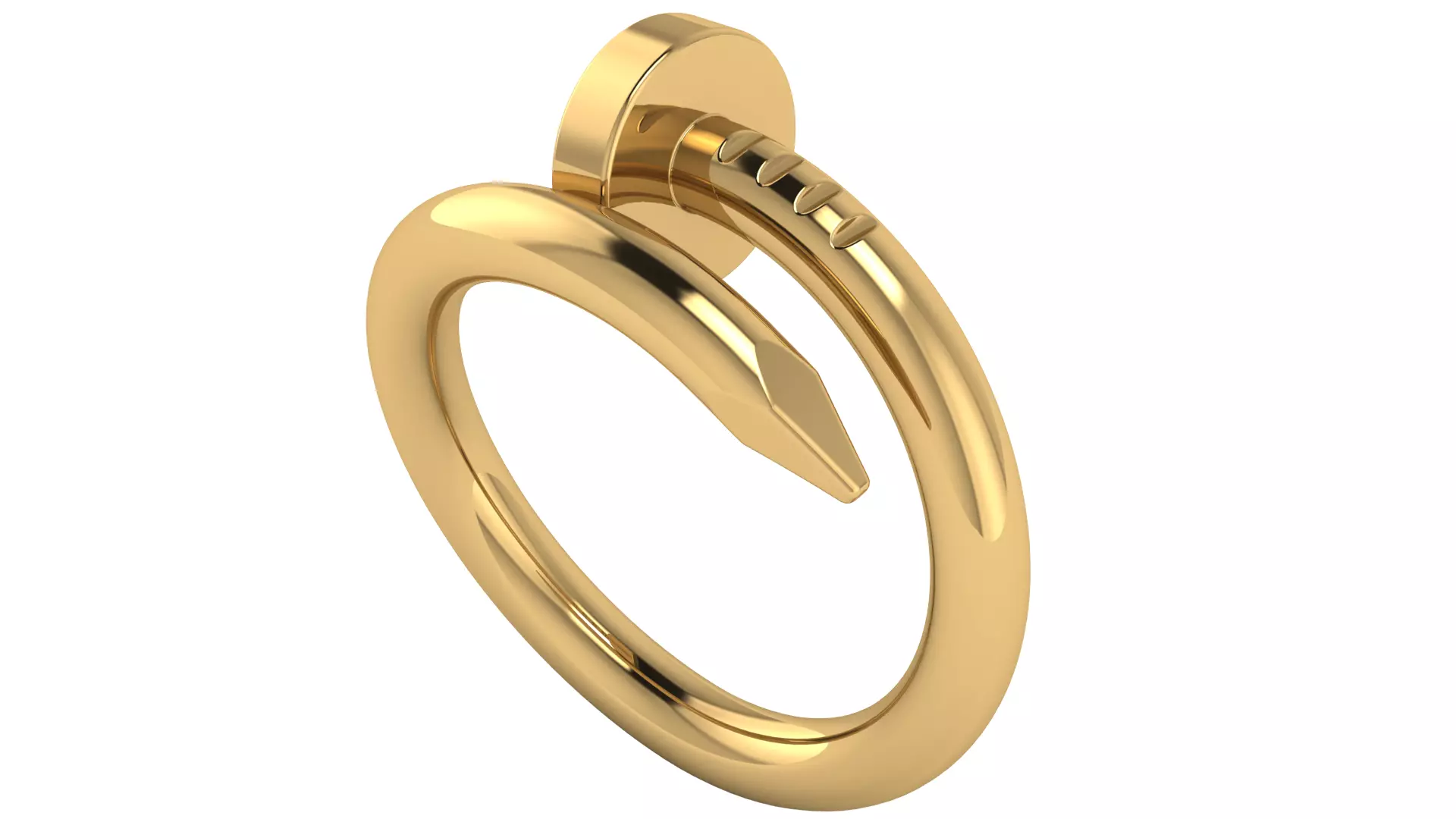 Juste Un Clou Ring Classic Model Size50 3D print model_0