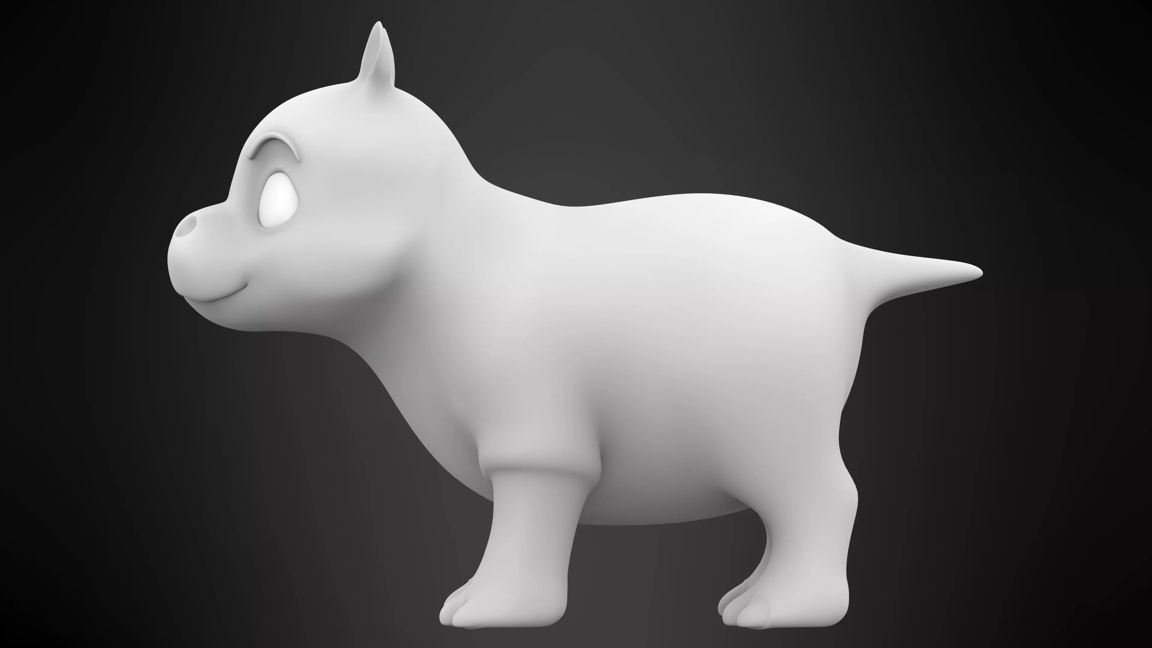 Hippo 3D model_7