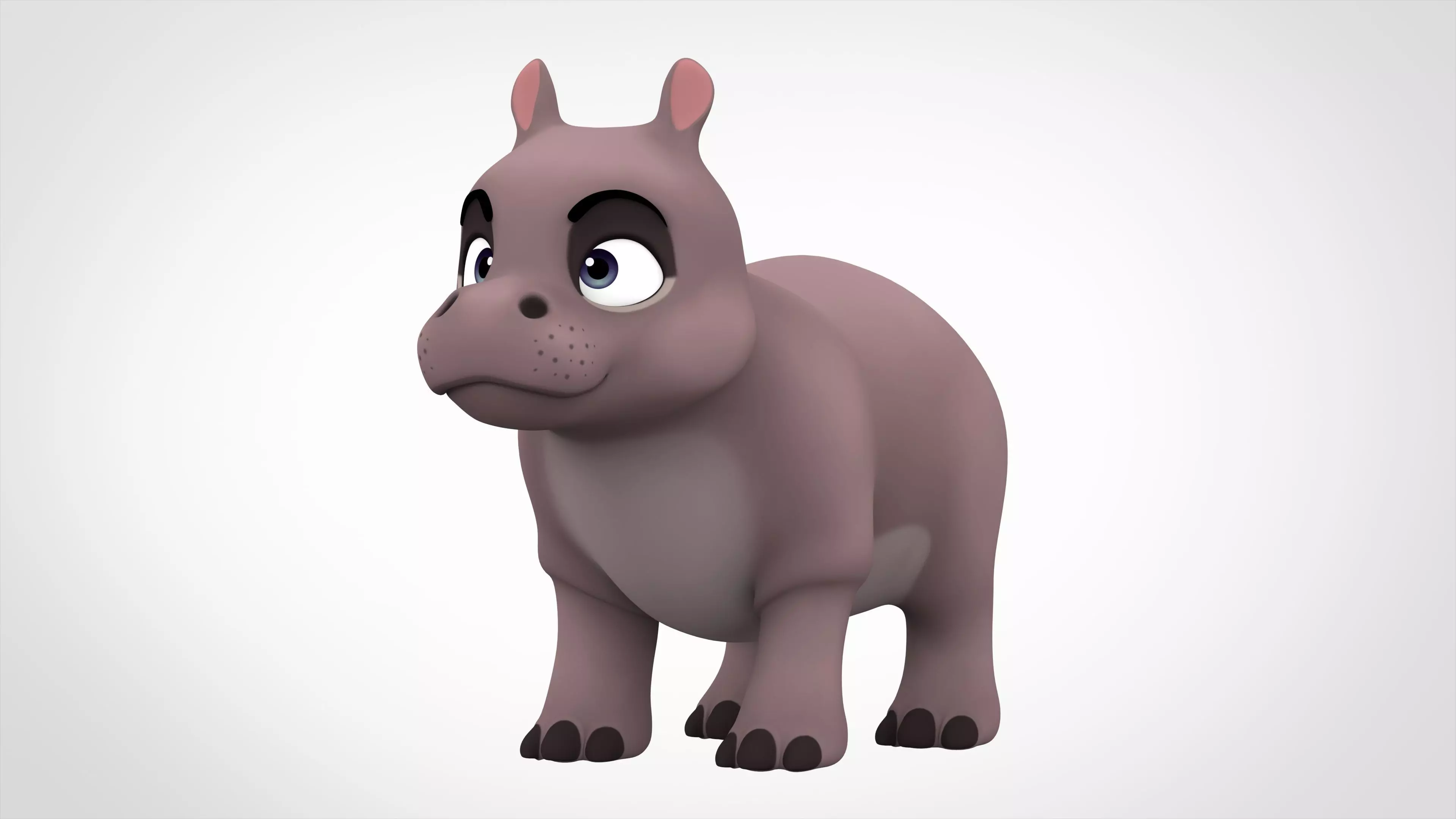 Hippo 3D model_0
