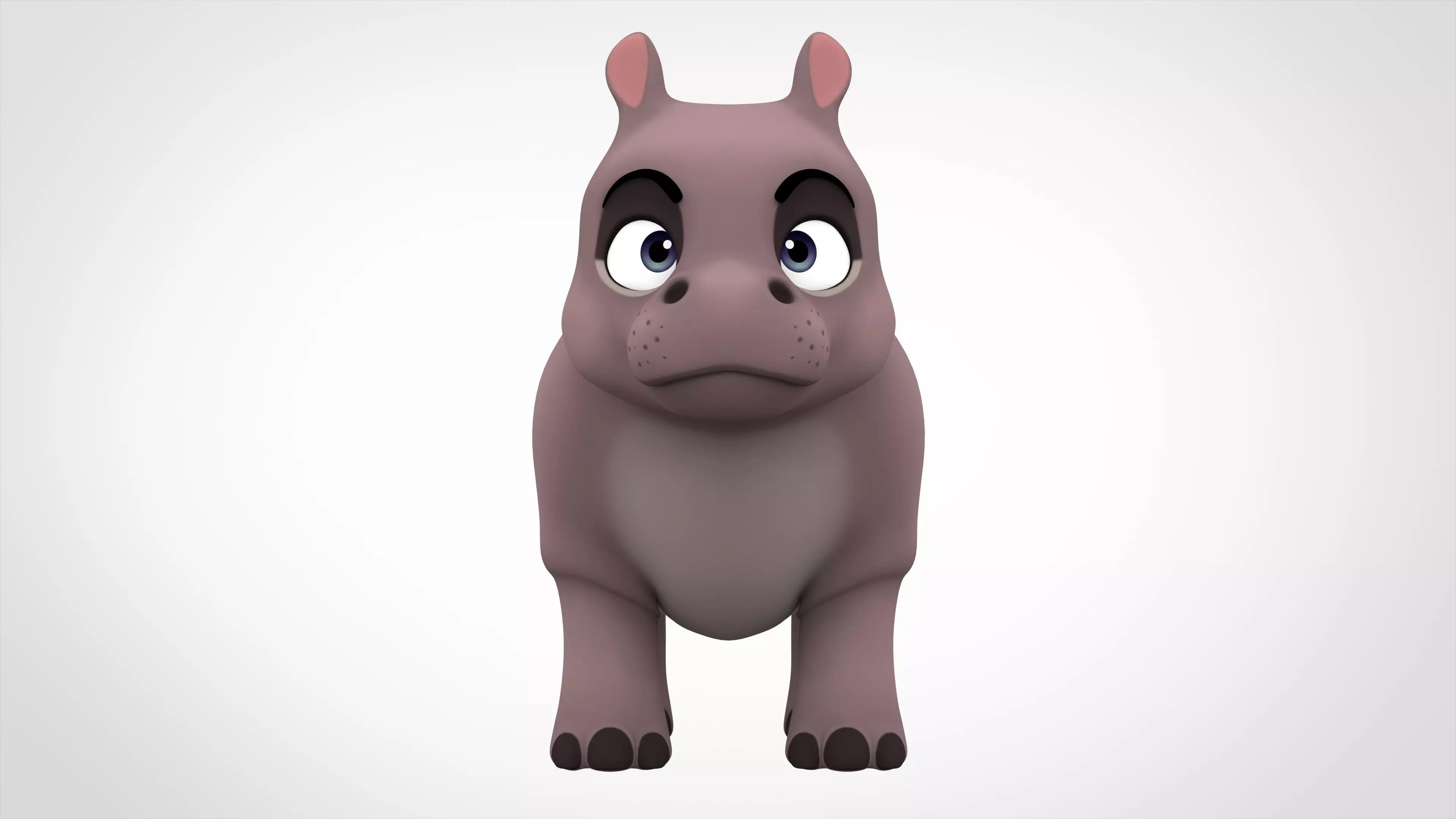 Hippo 3D model_1