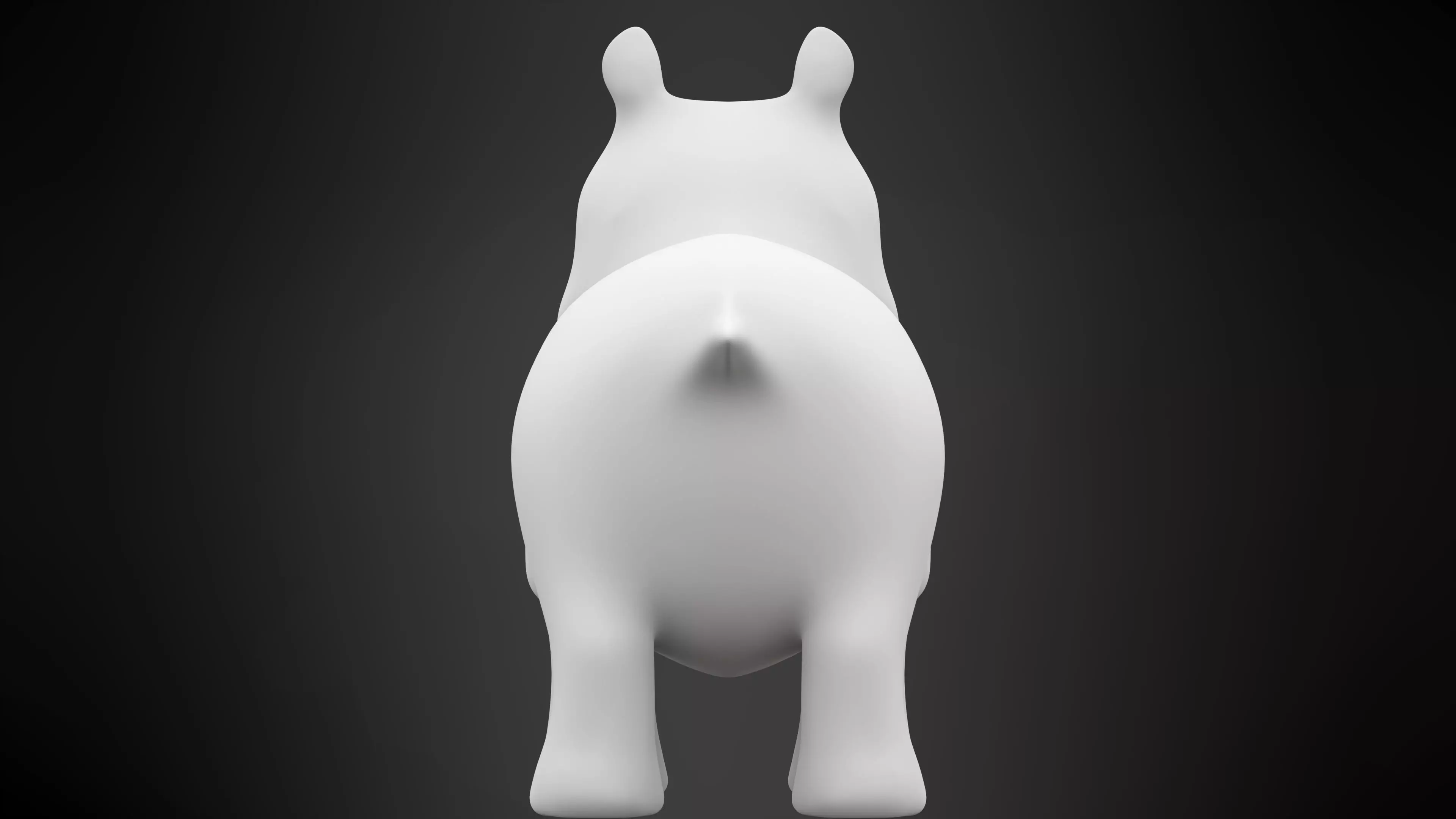 Hippo 3D model_8