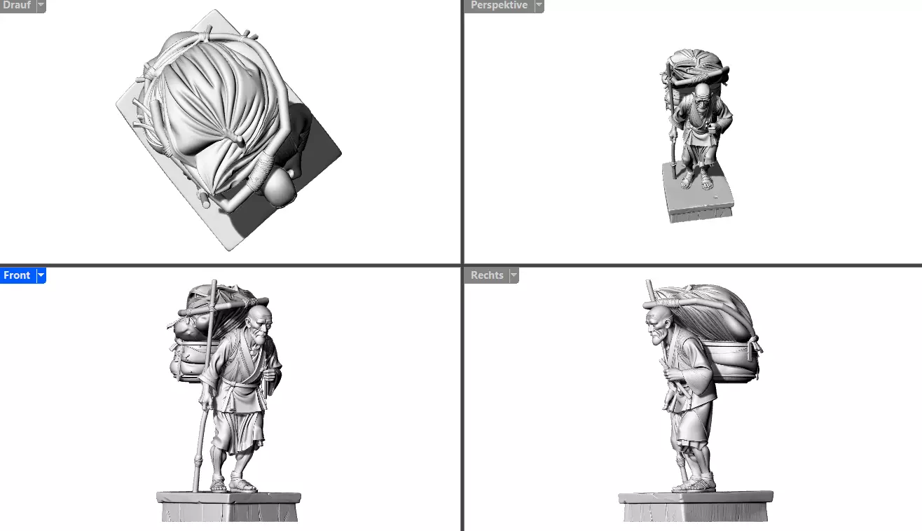 Art Skulpturen Designer Humanes Museum 3D Print Models popular 3D print model_5