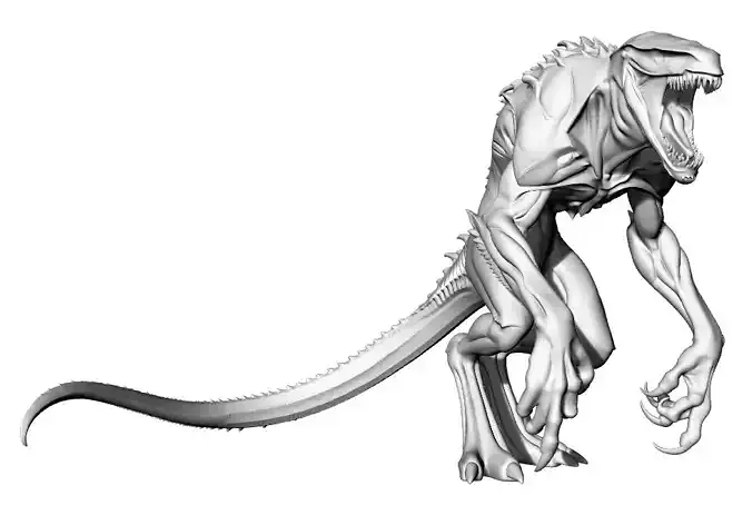 Art Skulpturen Designer  Monster Anime 3D Print Models popular