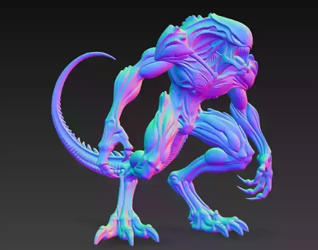 Art Skulpturen Designer  Monster Anime 3D Print Models popular