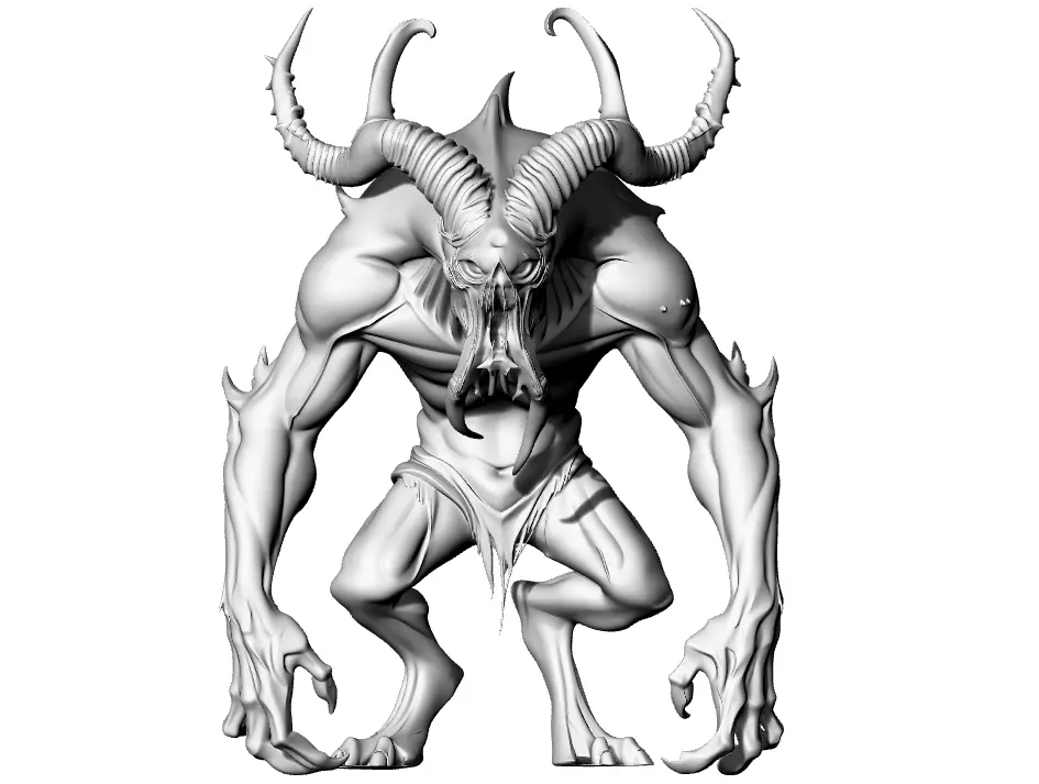 Art Skulpturen Designer Monster Anime 3D Print Models popular 3D print model_0