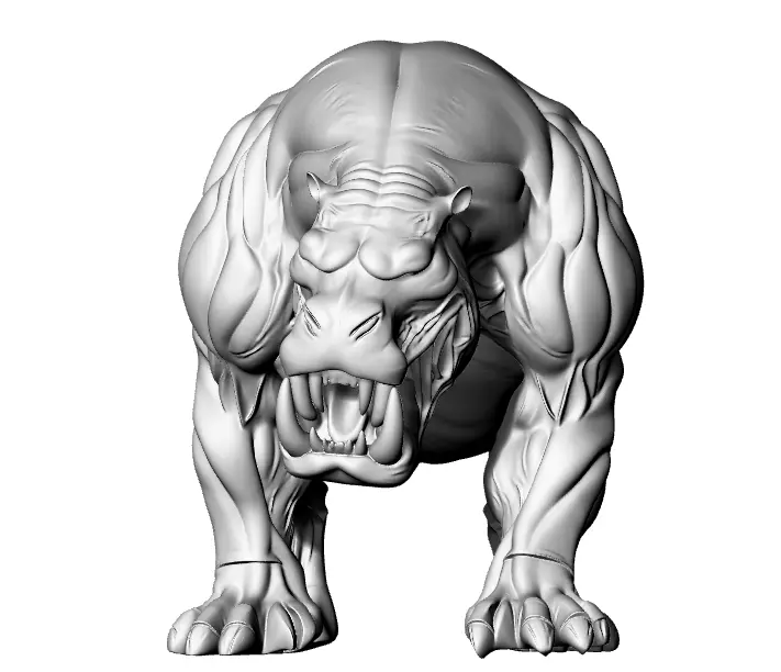 Art Skulpturen Designer Monster Anime 3D Print Models popular 3D print model_1