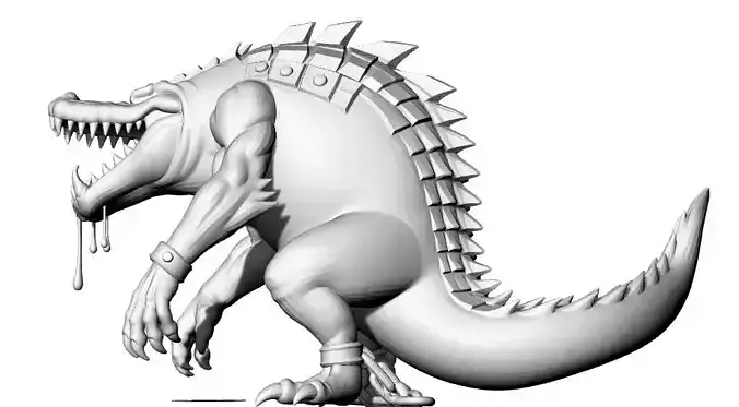 Art Skulpturen Designer  Monster Anime 3D Print Models popular