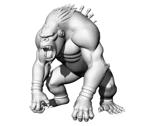 Art Skulpturen Designer  Monster Anime 3D Print Models popular