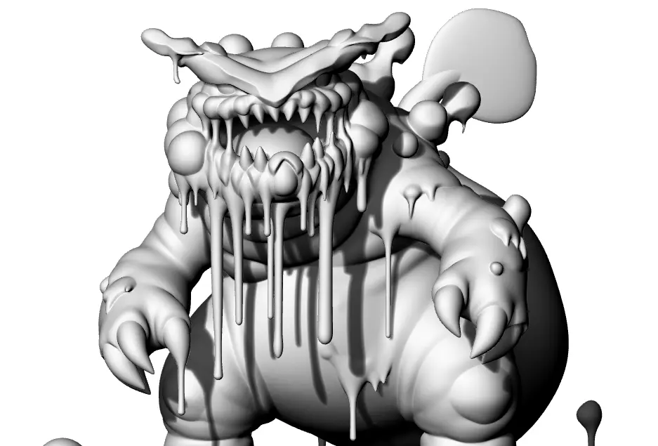 Art Skulpturen Designer Monster Anime 3D Print Models popular 3D print model