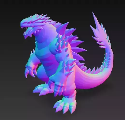 Art Skulpturen Designer  Monster Anime 3D Print Models popular