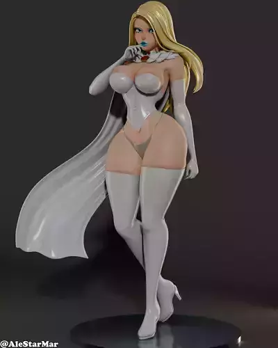 Emma Frost - 3D Posed Model