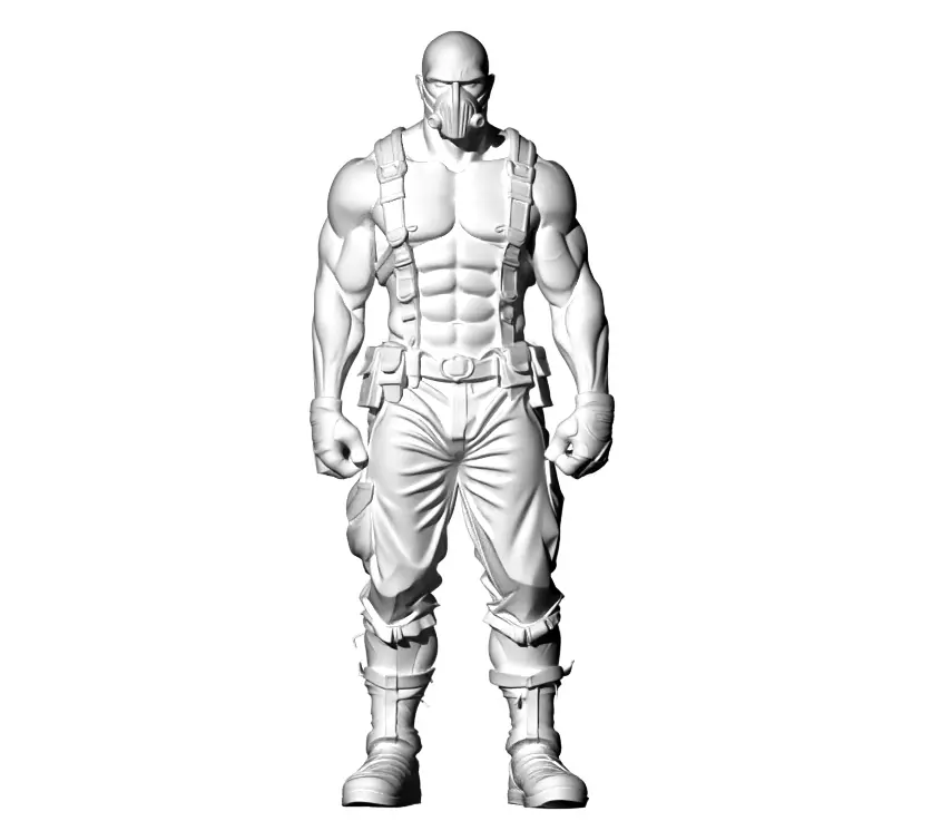 Art Skulpturen Designer Humanes Bodybuilder 3D print model