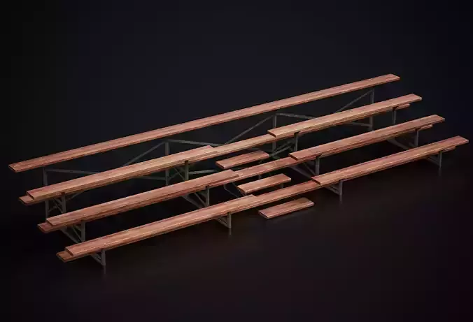 Metal School Bleachers 1