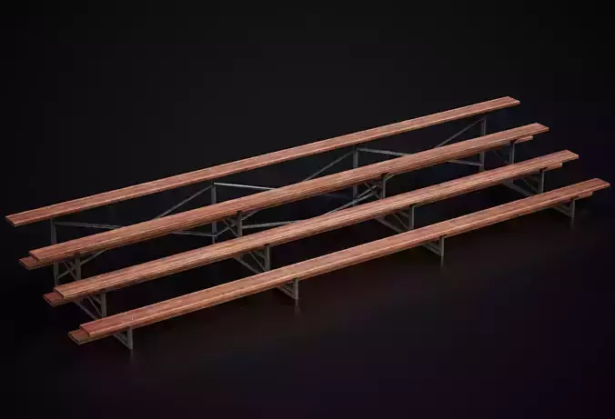 Metal School Bleachers 2