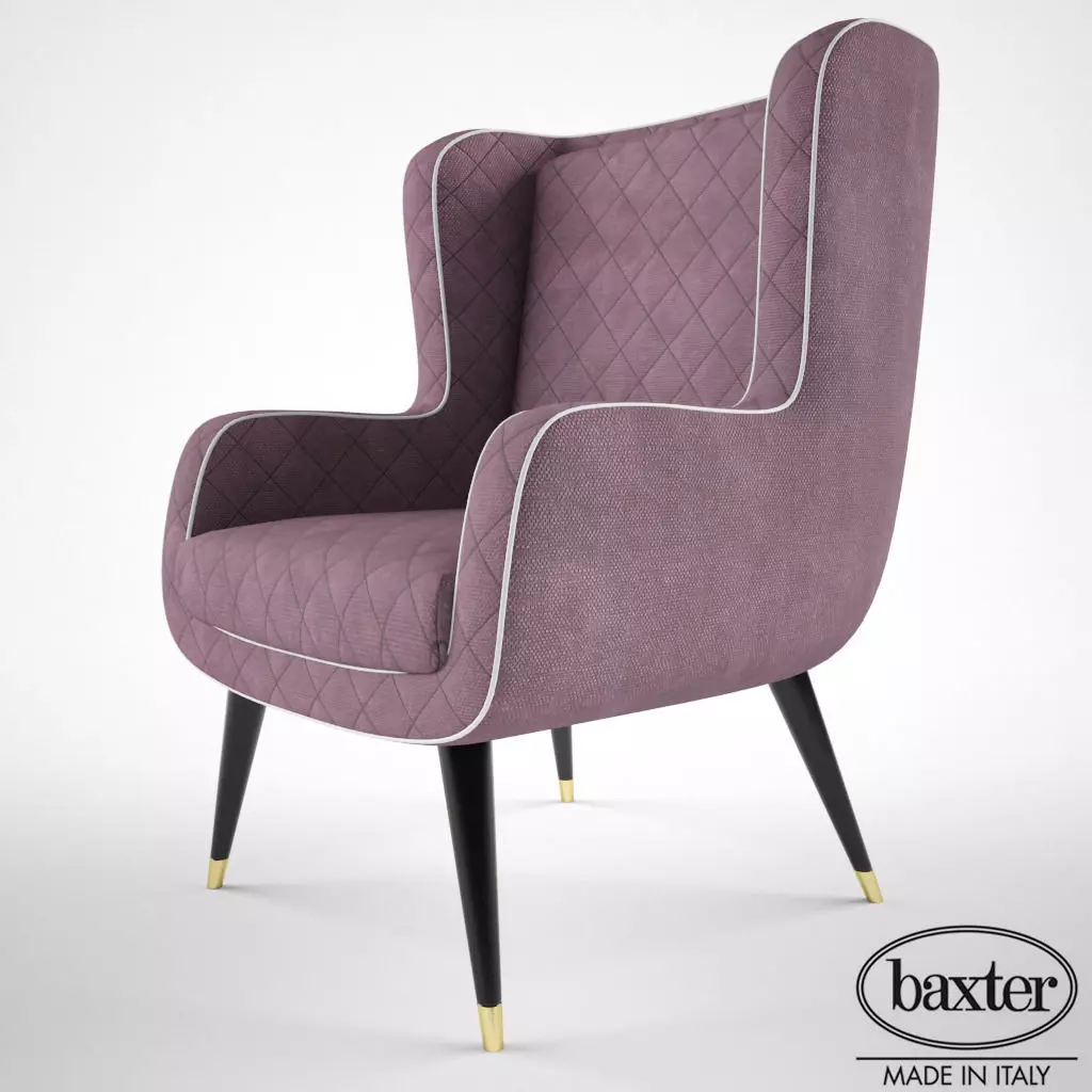 Baxter Dolly armchair 3D model