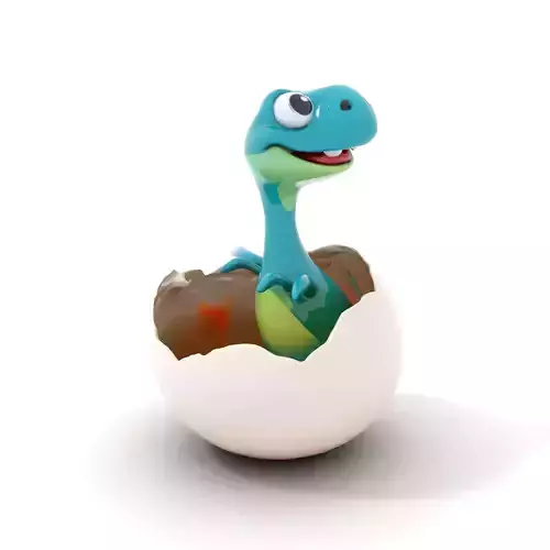 Dino Eggshell Surprise model pack