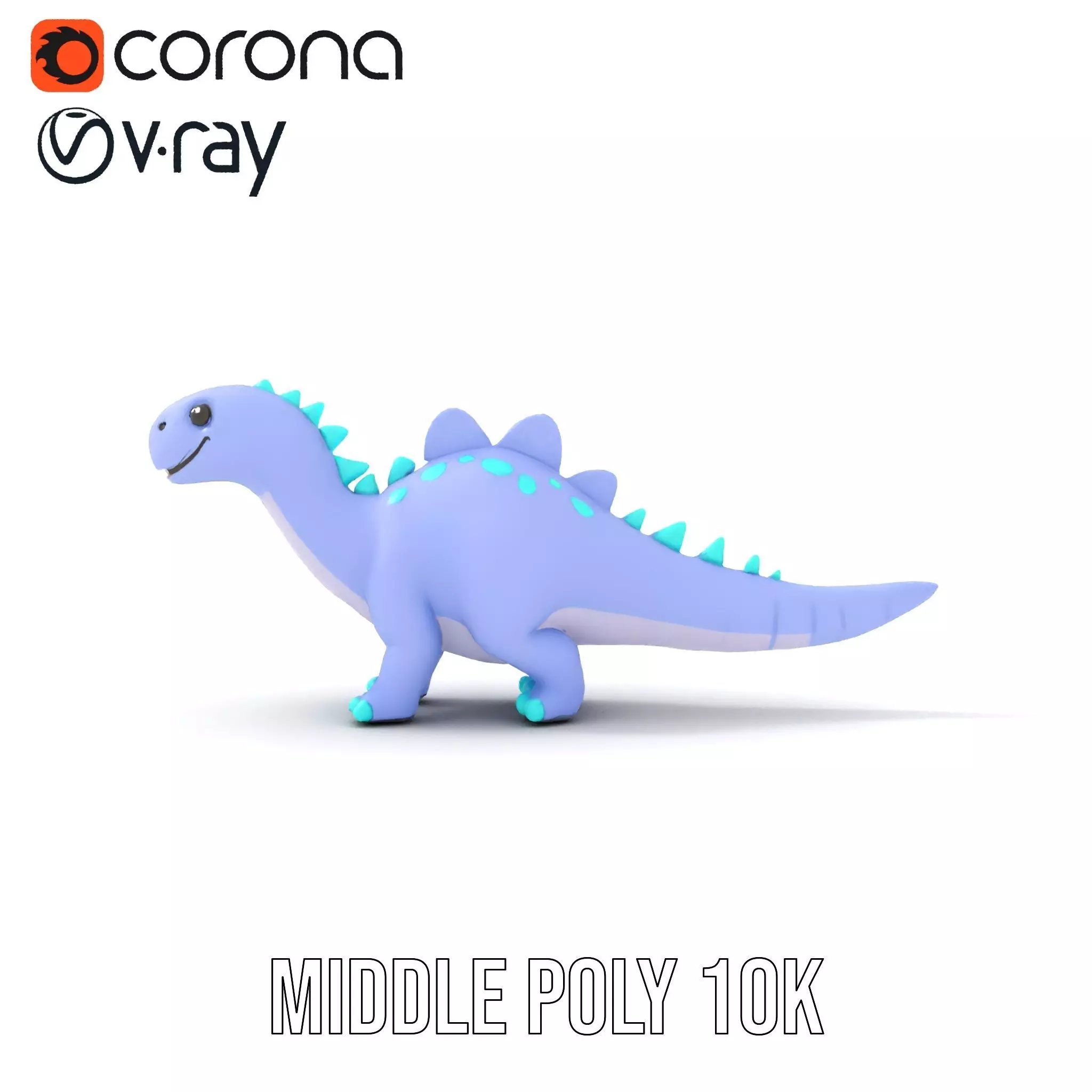 Playful Dinosaur Toy model pack Low-poly 3D model_23