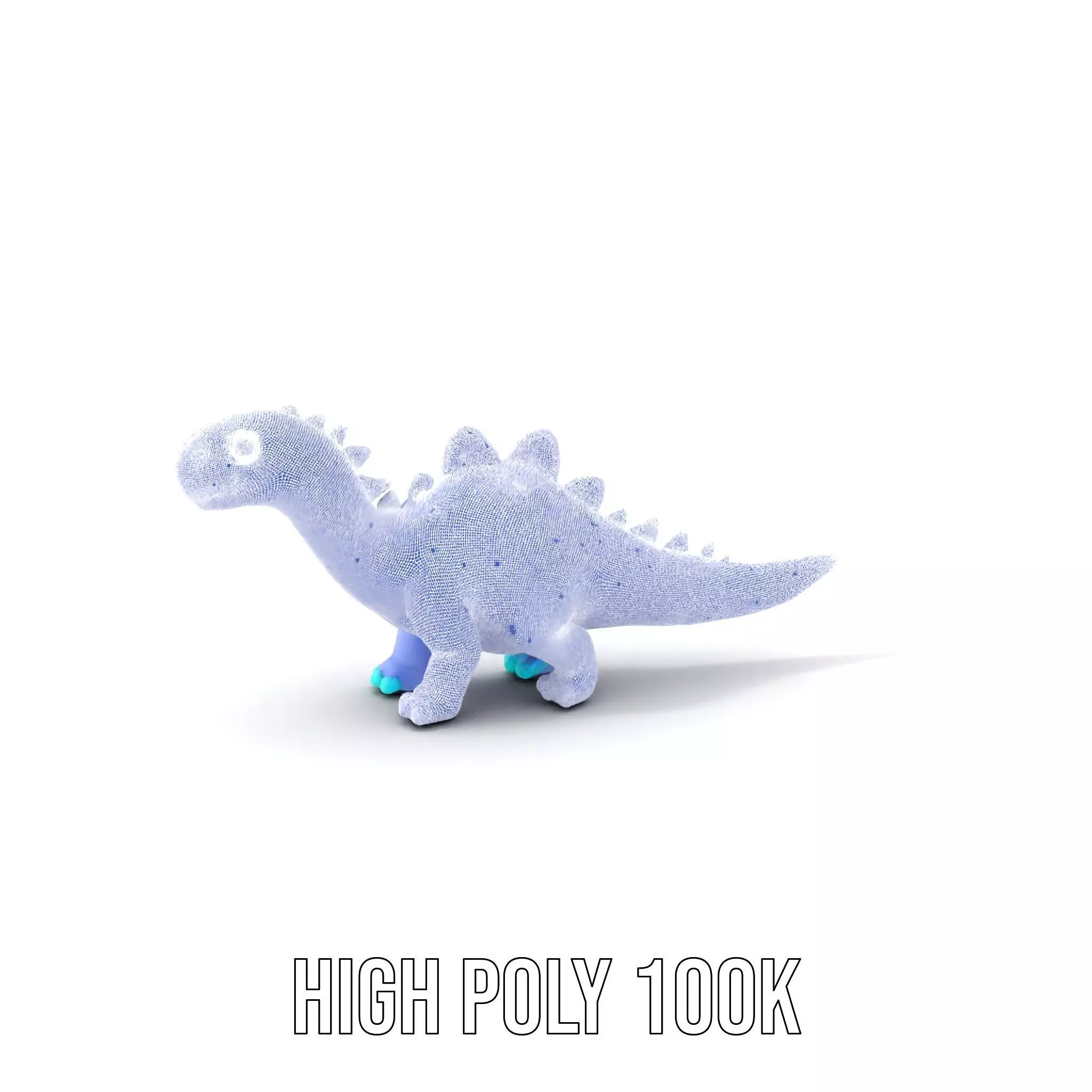 Playful Dinosaur Toy model pack Low-poly 3D model_4