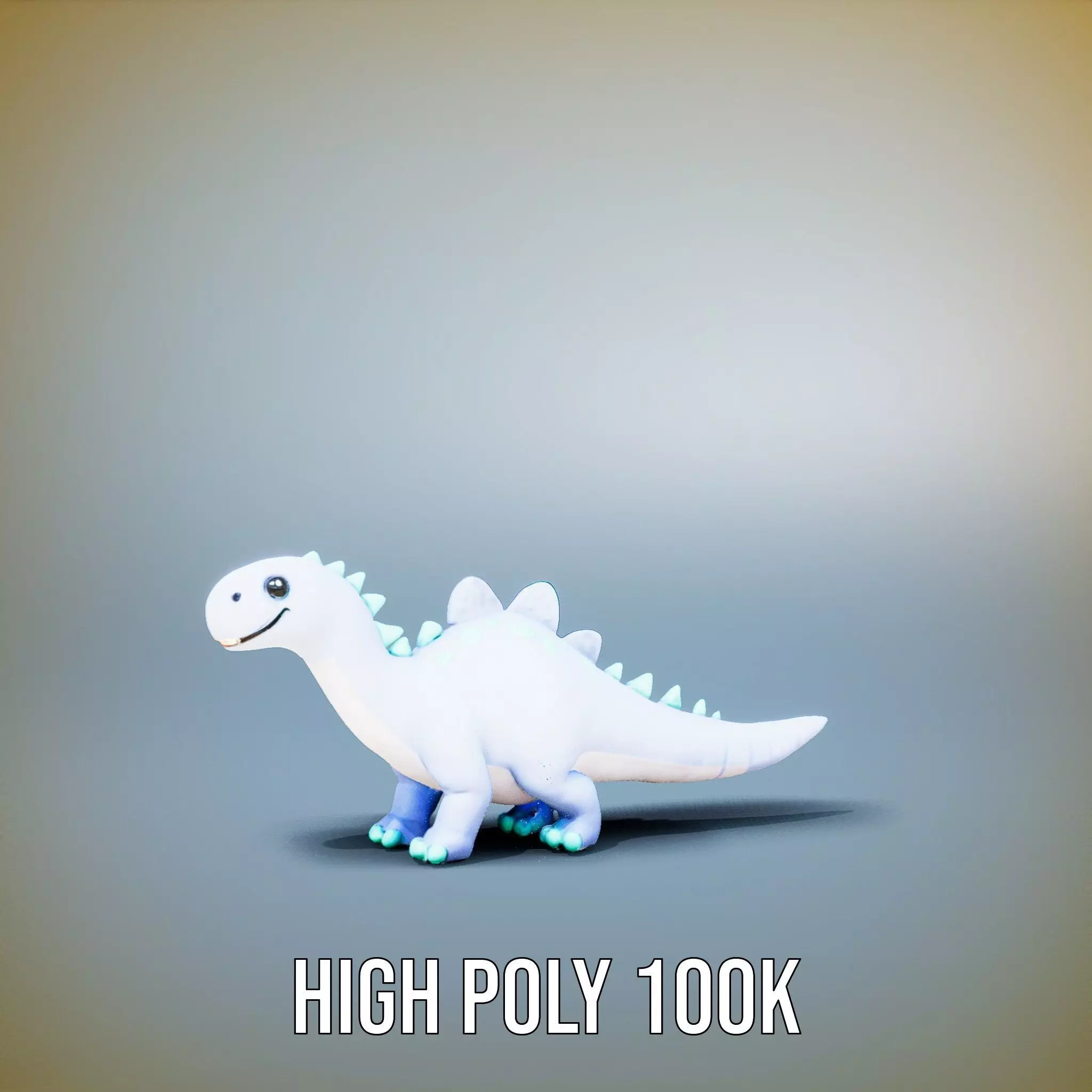Playful Dinosaur Toy model pack Low-poly 3D model_19