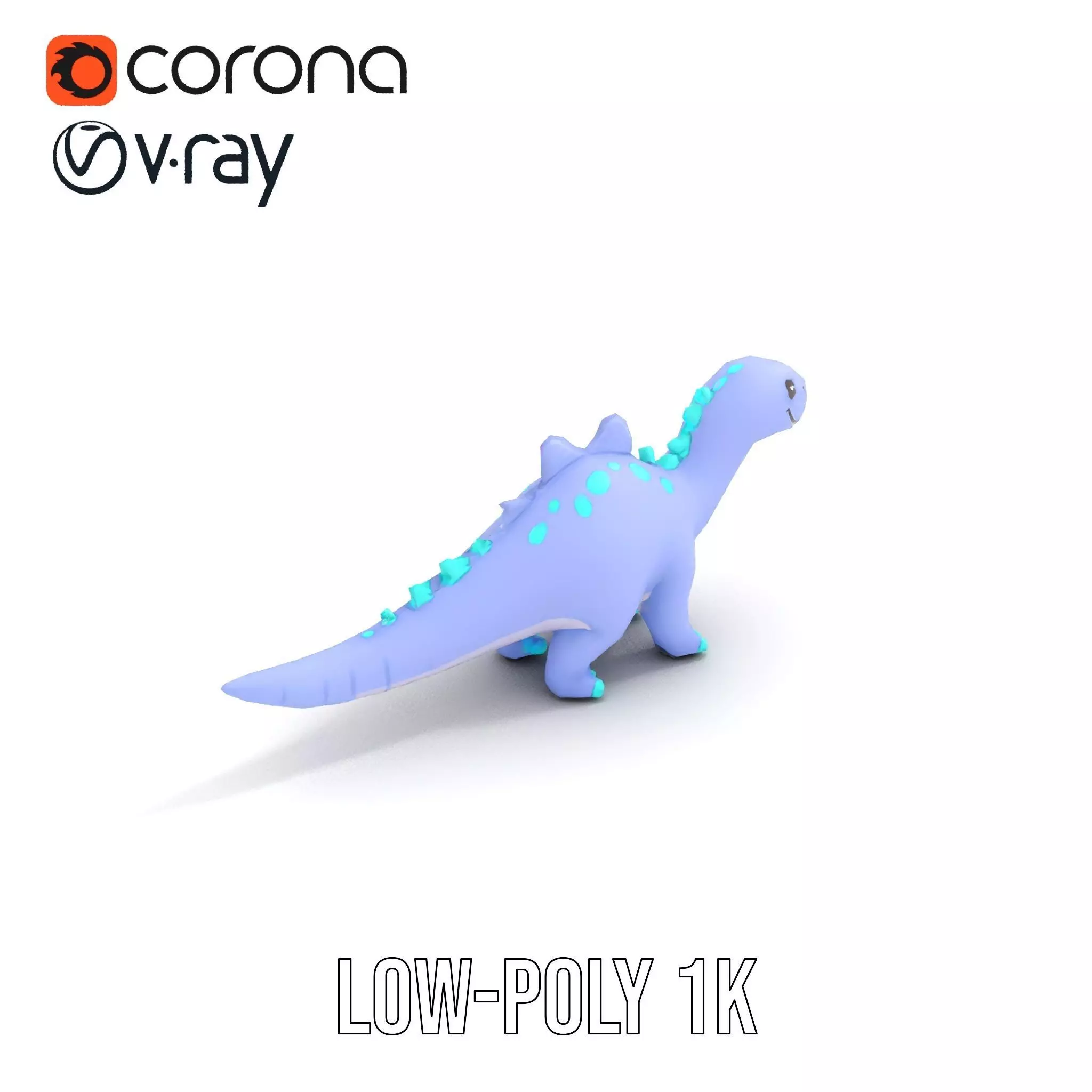 Playful Dinosaur Toy model pack Low-poly 3D model_24