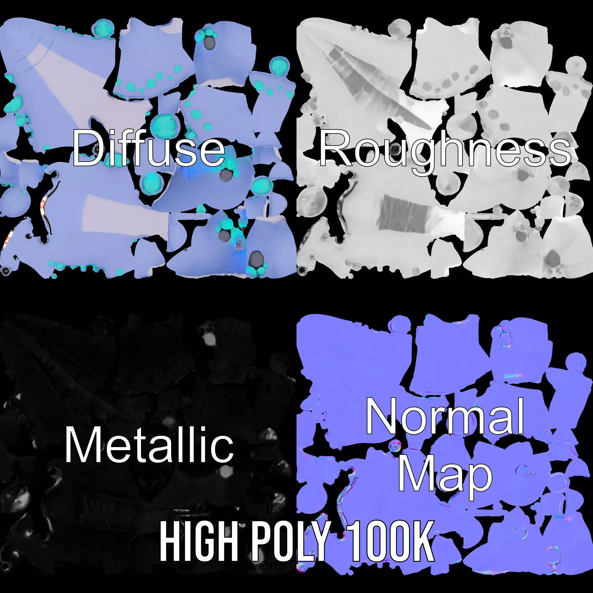 Playful Dinosaur Toy model pack Low-poly 3D model_3