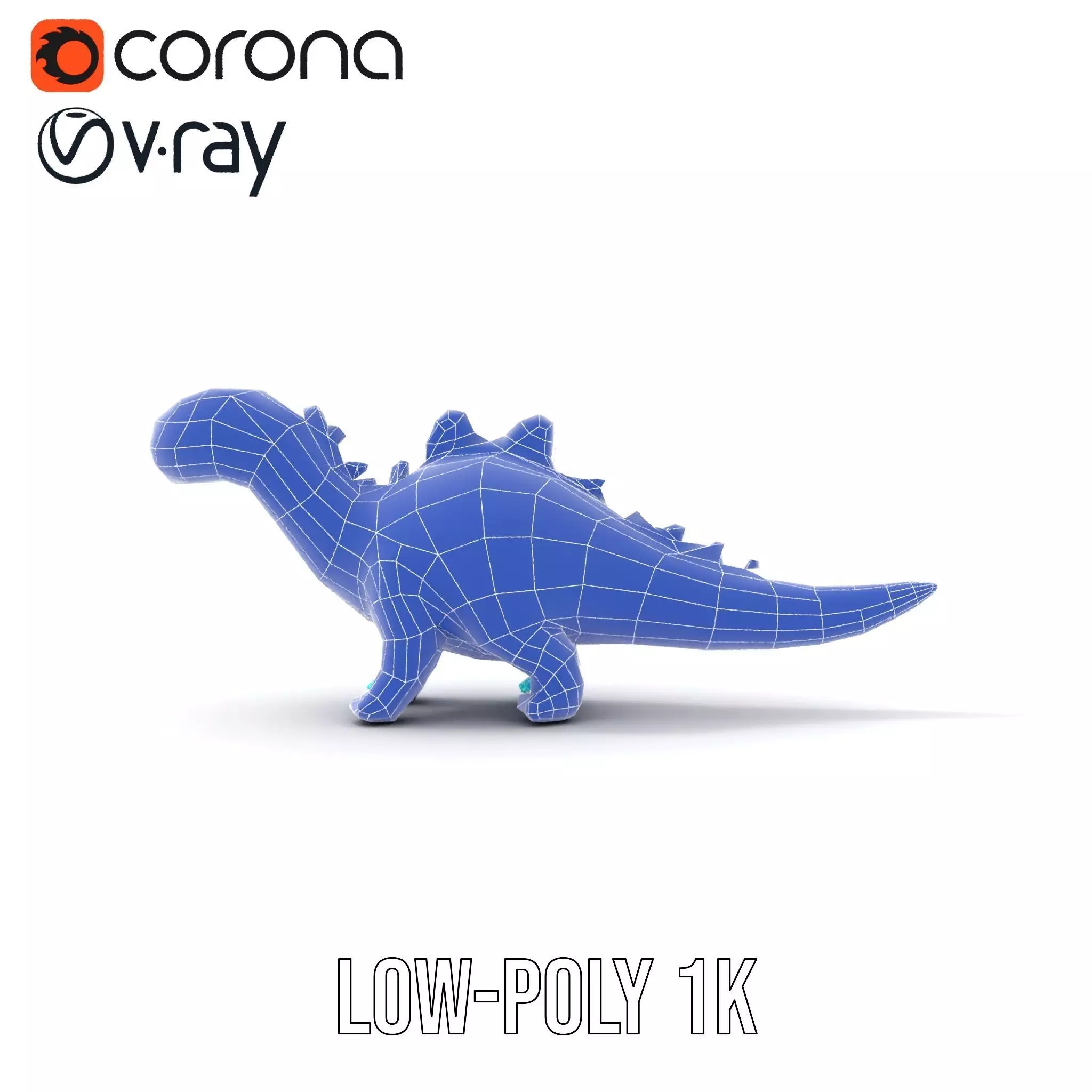 Playful Dinosaur Toy model pack Low-poly 3D model_29