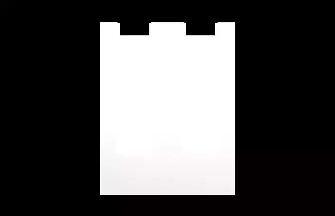 Paper Cup Holder Rack v1 002 Low-poly 3D model 2