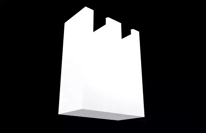 Paper Cup Holder Rack v1 002 Low-poly 3D model 4
