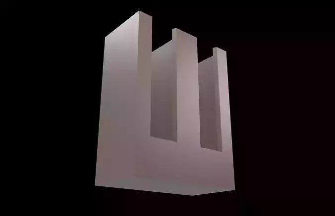 Paper Cup Holder Rack v1 003 Low-poly 3D model 4