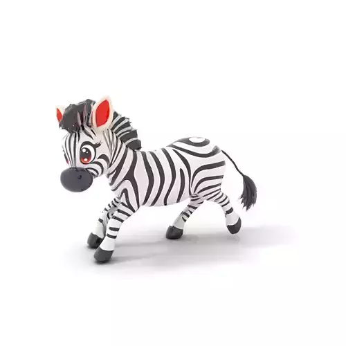Cartoon Zebra model pack