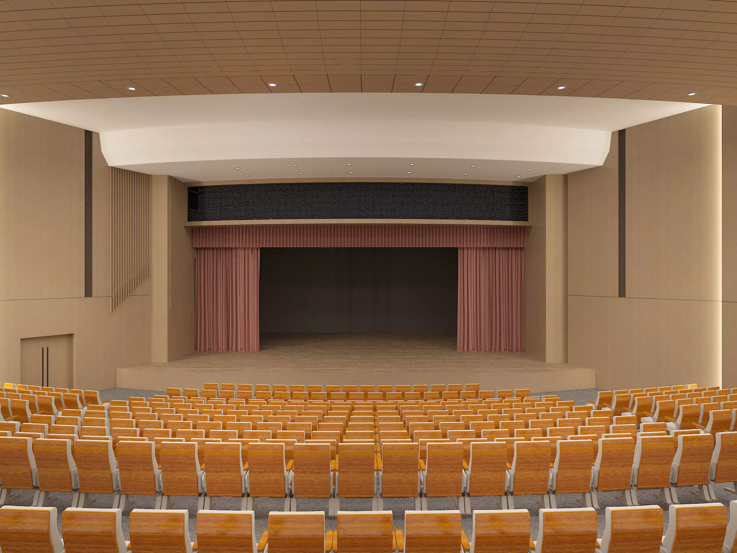 Opera House Low-poly 3D model_4