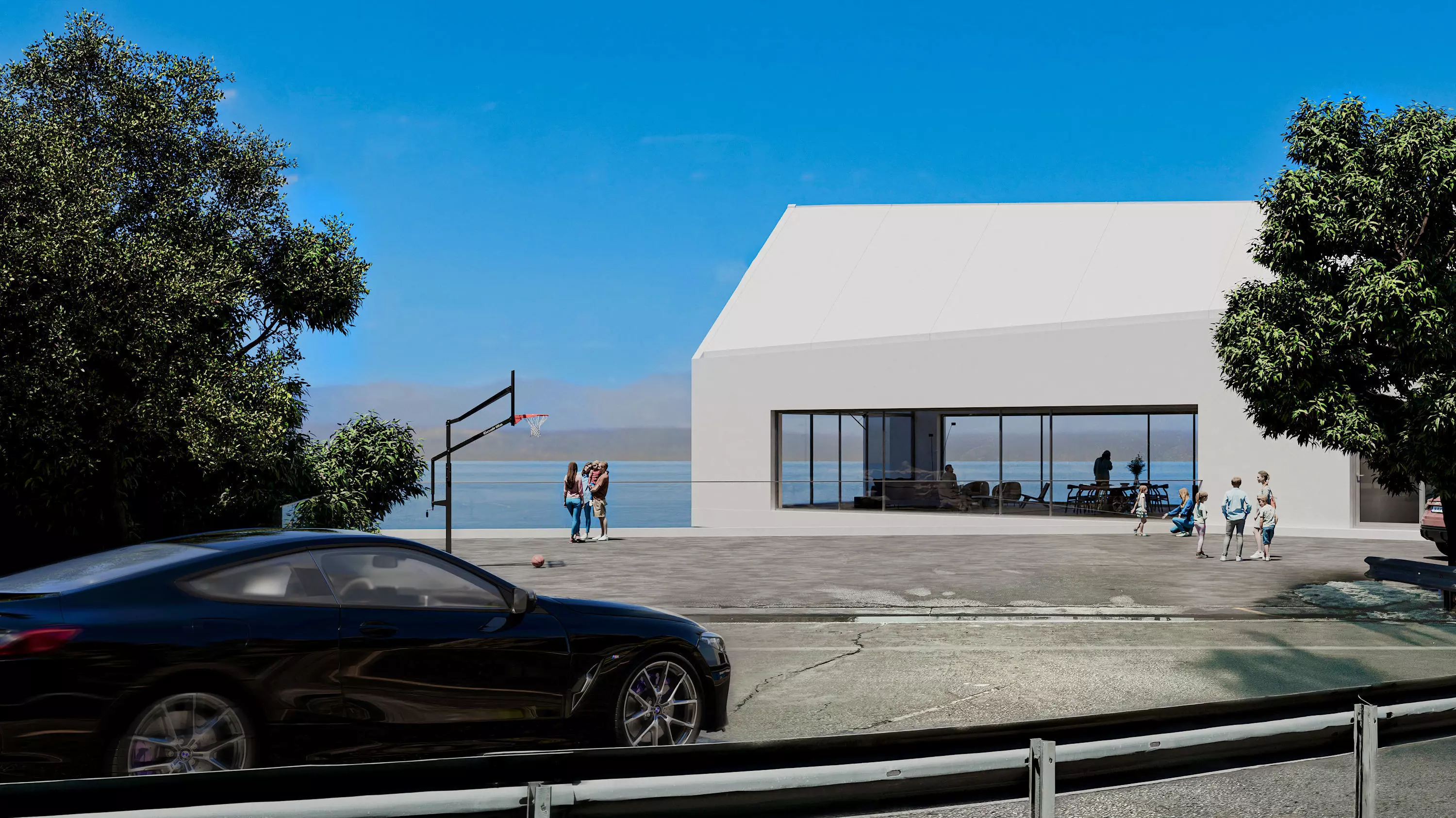 Beyond the cliff line- exterior scene 3D model_3