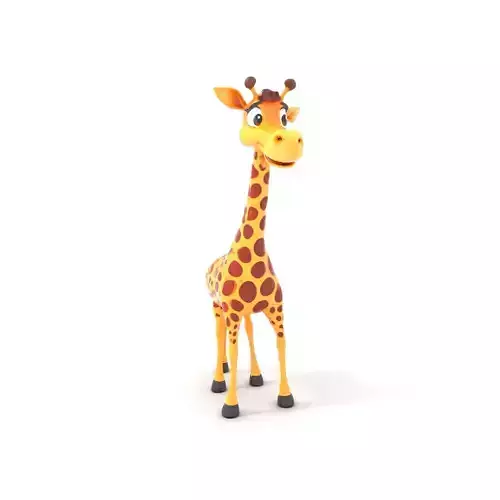 Cheerful Giraffe Cartoon model pack