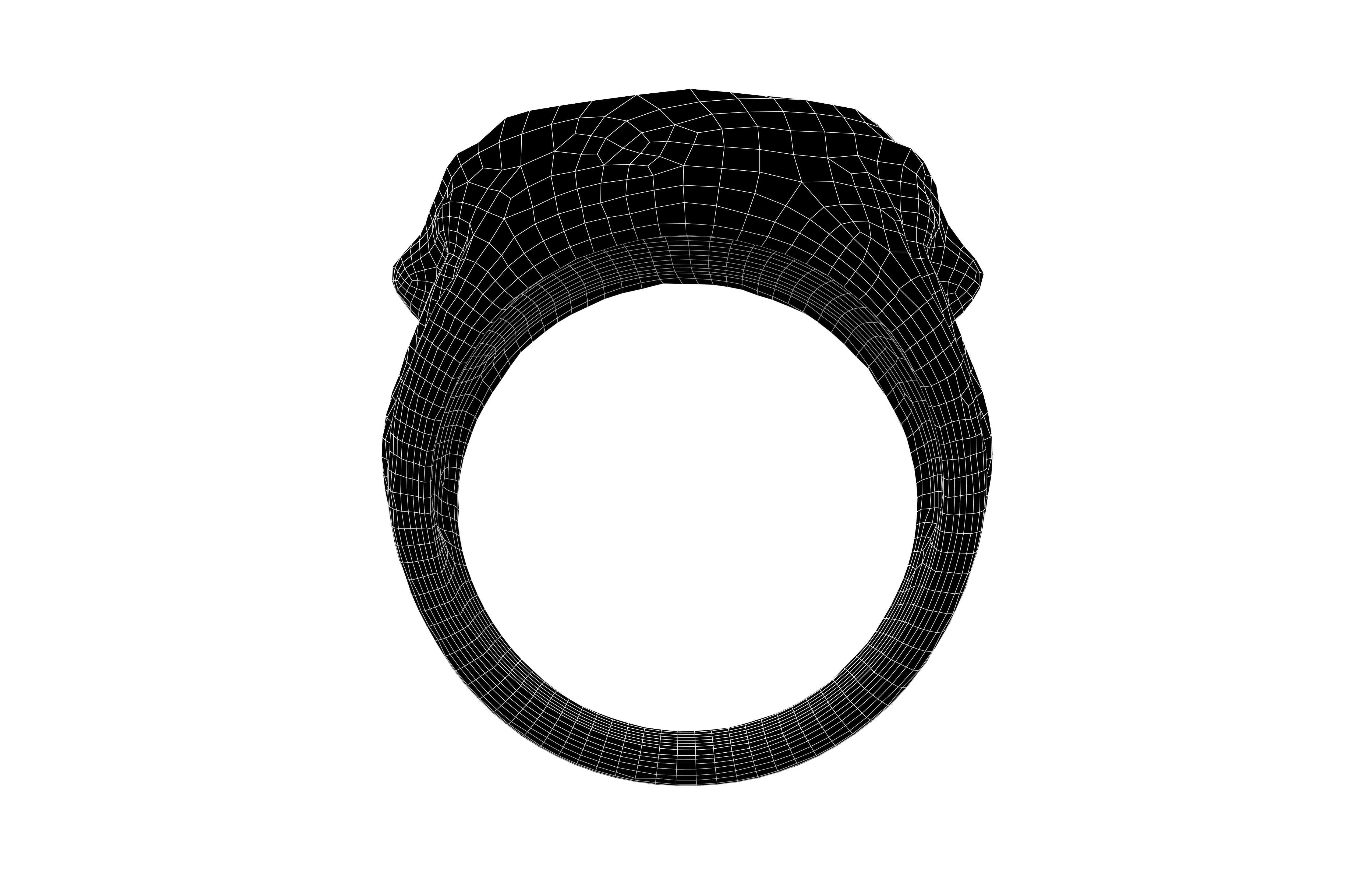 Signet Ring v1 004 Low-poly 3D model_5