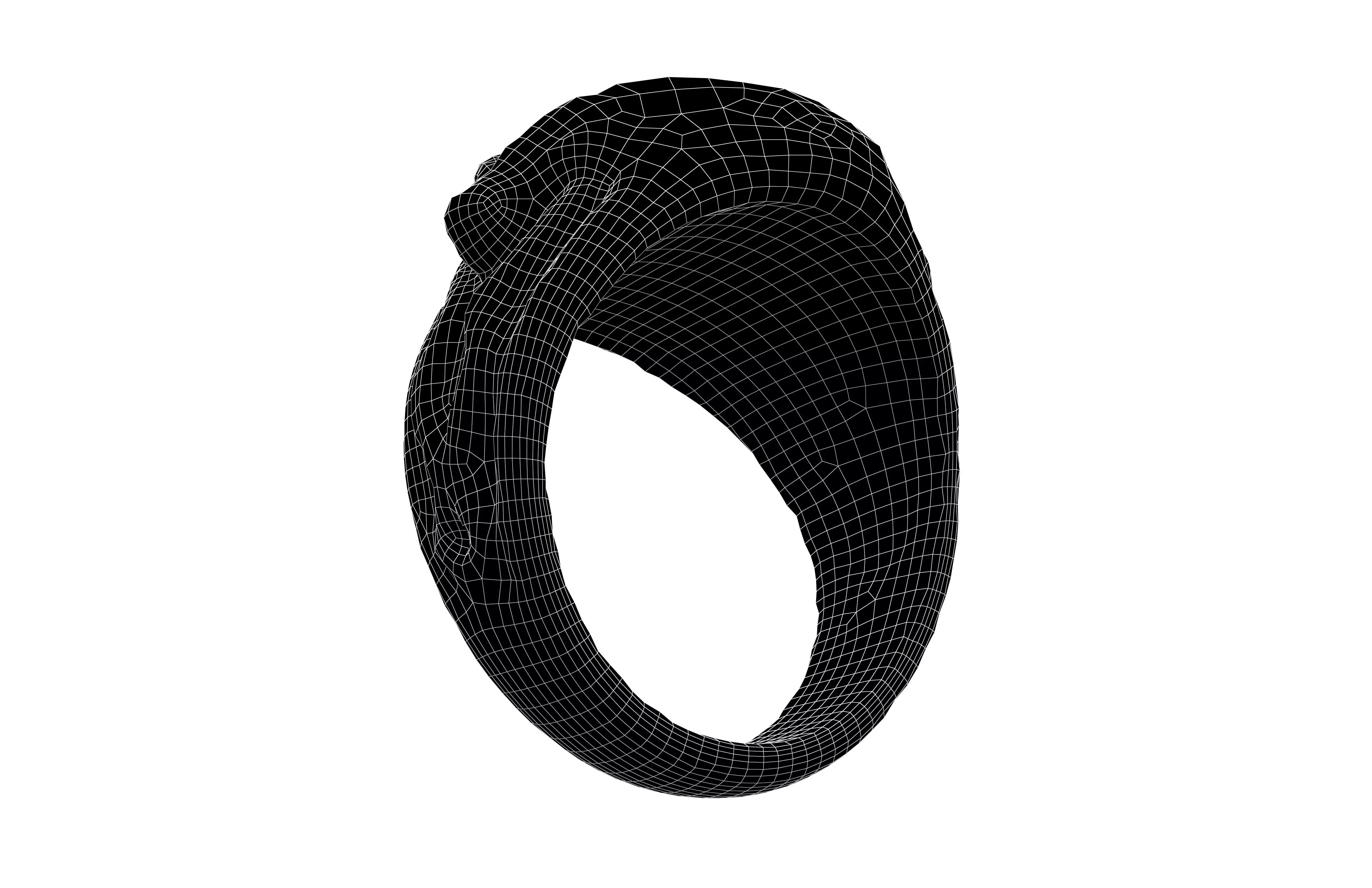 Signet Ring v1 004 Low-poly 3D model_7