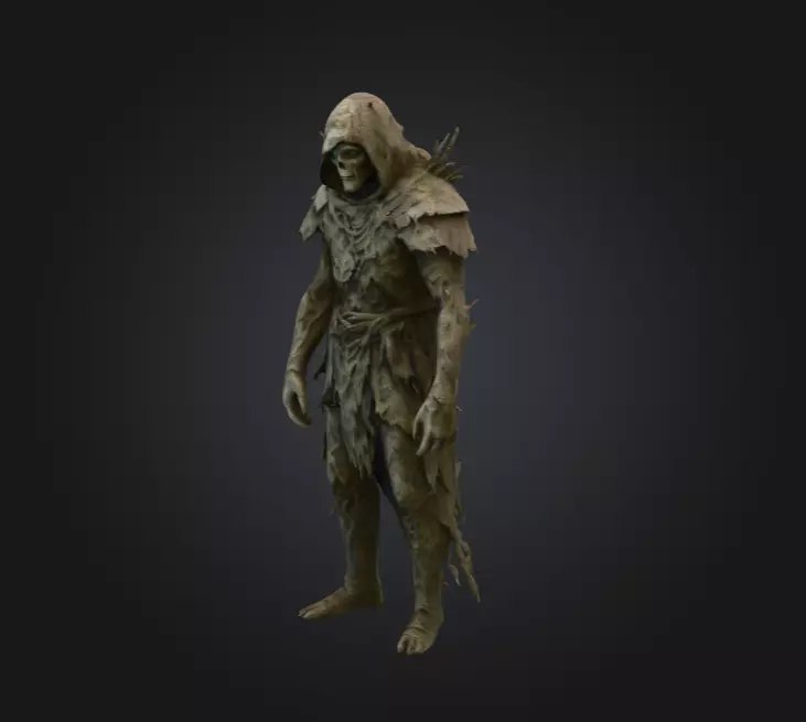 Forest Wraith Low-poly 3D model_8