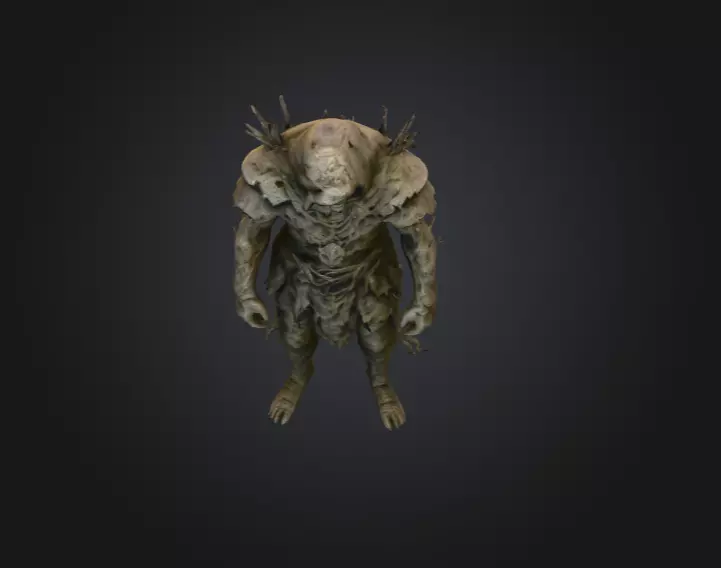 Forest Wraith Low-poly 3D model_9