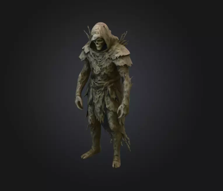 Forest Wraith Low-poly 3D model_0