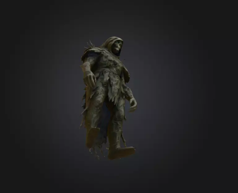 Forest Wraith Low-poly 3D model_13
