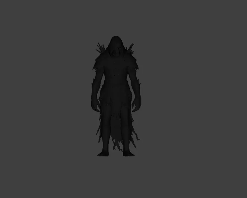 Forest Wraith Low-poly 3D model_24