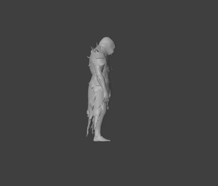 Forest Wraith Low-poly 3D model_19