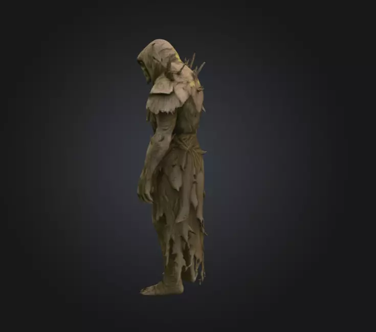 Forest Wraith Low-poly 3D model_6